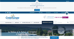 Desktop Screenshot of croisieurope.com