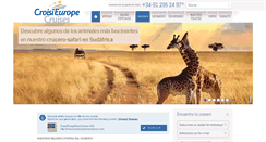 Desktop Screenshot of croisieurope.es